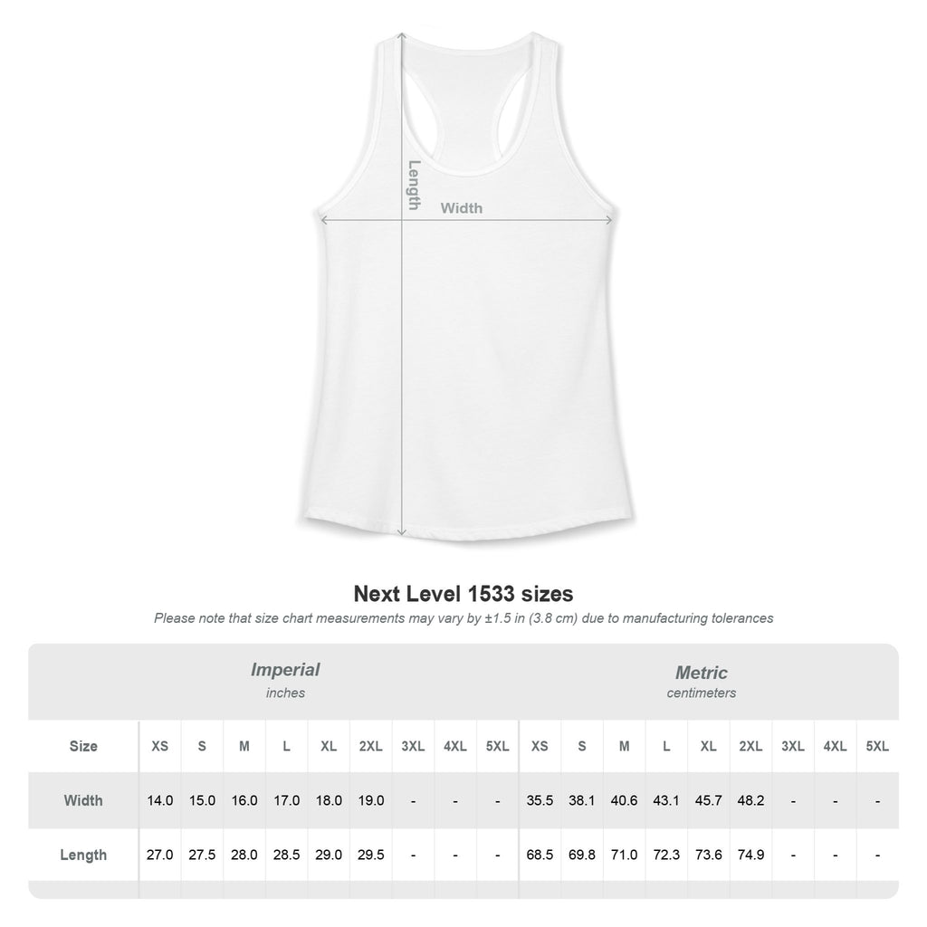I Like To Be On Top Racerback Tank